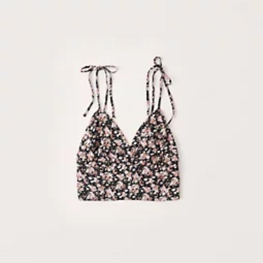 Abercrombie & Fitch Floral Skirt Set - Black and Pink
